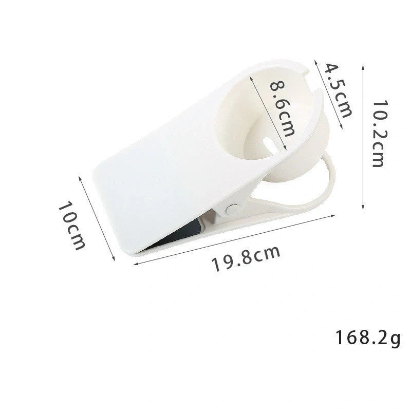 Large plastic desk organizer with cup holder and phone slot, available in multiple colors