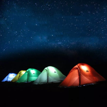 MU Gaodi Double Qingqi 2 Outdoor Camping Tent in various colors with waterproof feature