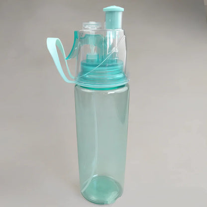 600ml sports mist spray bottle in multiple colours with continuous spray function for outdoor activities