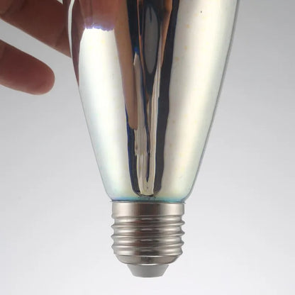 LED 3D firework decoration bulb projecting light patterns with E27 socket