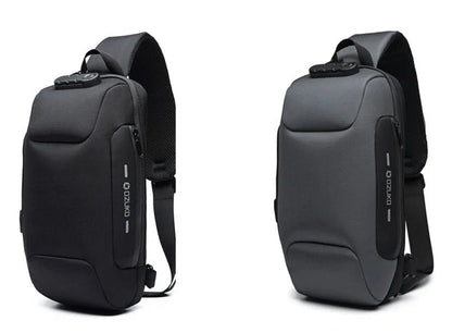 Multifunctional Anti-Theft Waterproof Chest Bag with USB in various colors