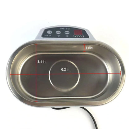 Earth ultrasonic cleaning machine with stainless steel tank and digital timer display