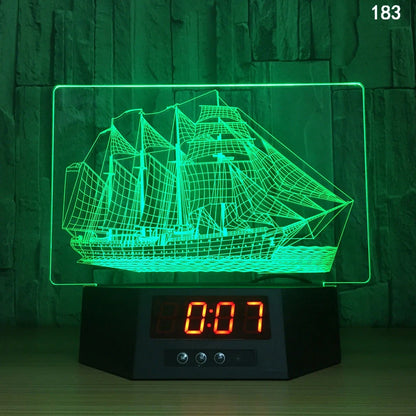 Blue dolphin-shaped table lamp with glowing 3D design and remote control on wooden surface