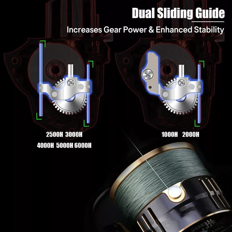 All-metal Cup 11-axle 101B Front Relief Spinning Wheel for precision fishing