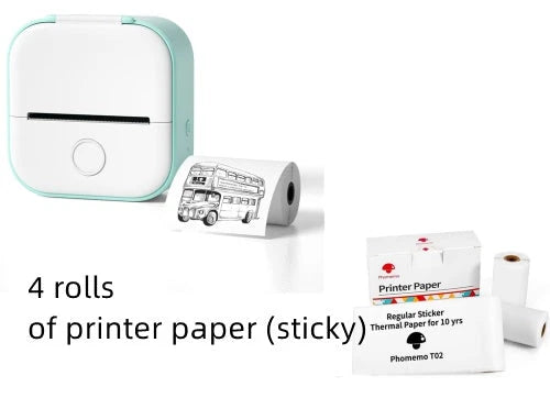 Portable Thermal Label Printer with Bluetooth Connectivity for Home, Office, and Small Business Organization