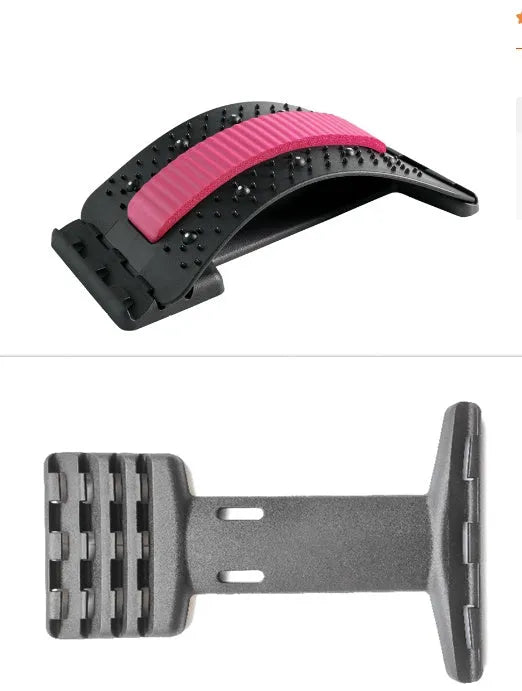 Adjustable back stretcher massager in chosen colour on a neutral background.