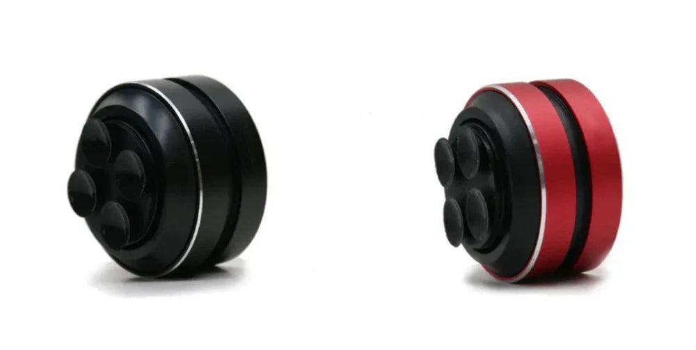 Bone conduction wireless Bluetooth speaker with magnetic base measuring 26mm height and 40mm diameter