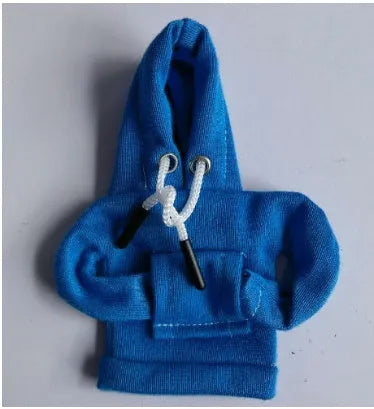Gear shift knob hoodie cover in cloth material, universal 13x8cm size for manual or automatic cars