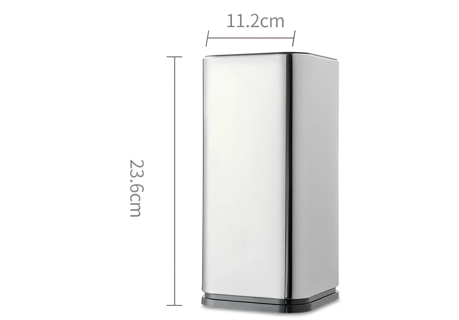 Stainless steel knife holder storage bucket with free insertion design for kitchen organisation