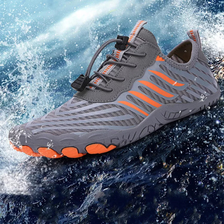 Men's and women's fitness running climbing shoes with non-slip rubber sole