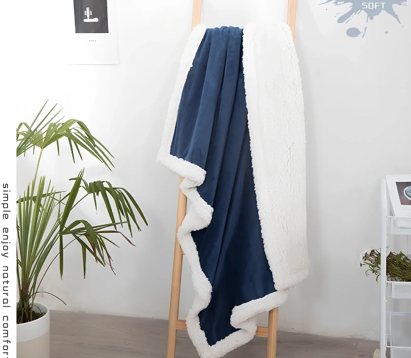 Double-sided crystal cashmere nap blanket in various colours and sizes for spring and autumn use