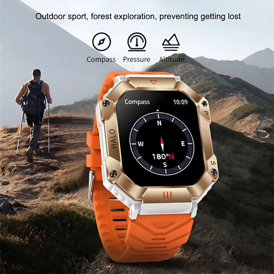 Android GPS smart watch for women with resin dial on a choice of leather, mesh, or steel strap.