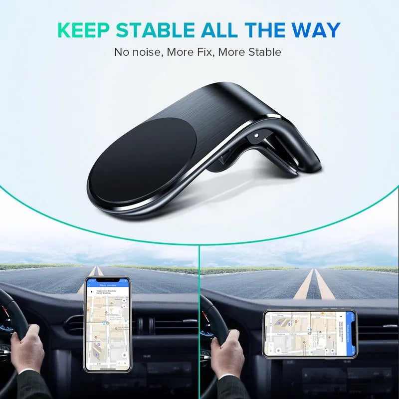 Adjustable rotation car bracket for power outlet phone mounting in black, gold, and silver colour options