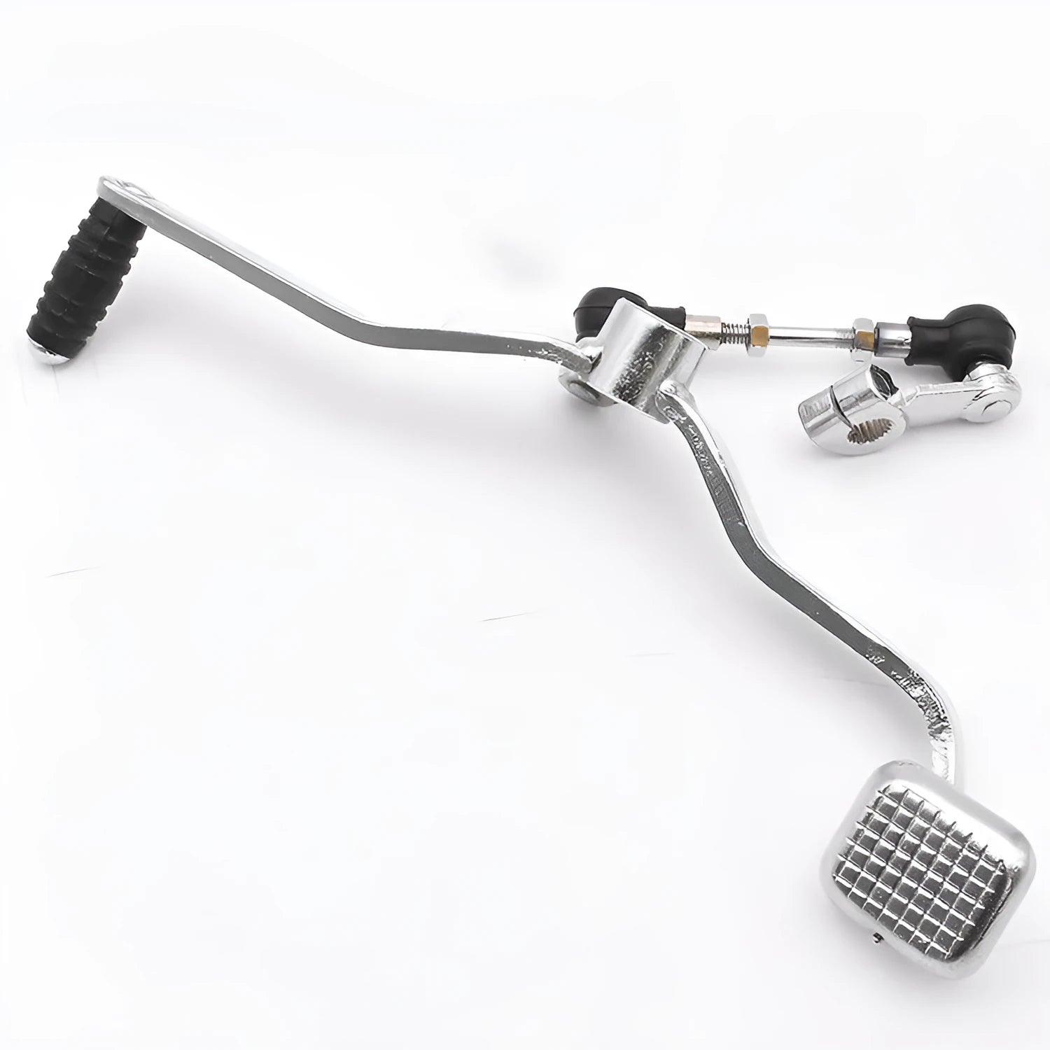 GS125 motorcycle gear lever 300mm length with coarse and fine teeth patterns