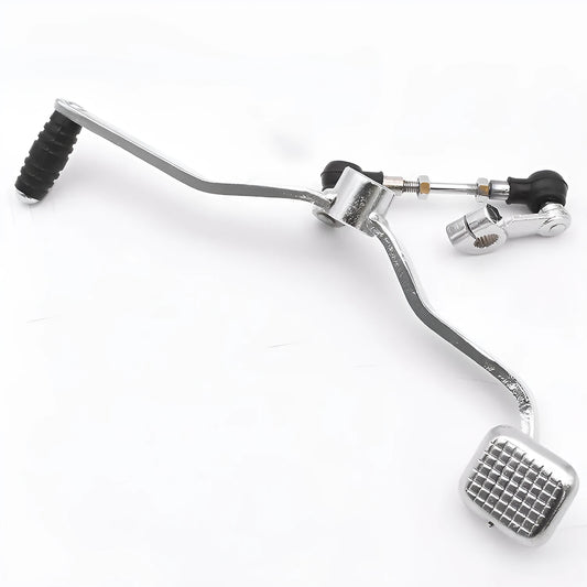 GS125 motorcycle gear lever 300mm length with coarse and fine teeth patterns