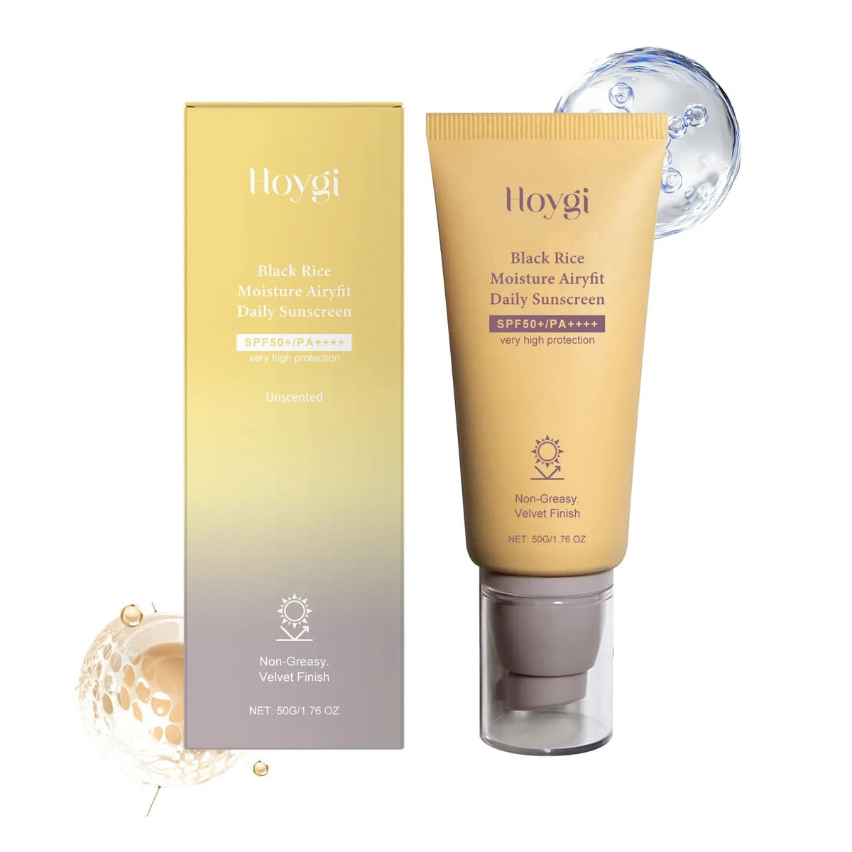 Mild Moisturising Protective Cream tube with hyaluronic acid and rice extract, 50g