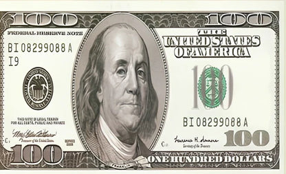 Retro dollar print fashion carpet in multiple sizes from 40cm to 80cm width options for entrance and corridor use