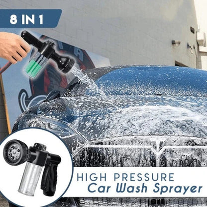 Premium High-Pressure Automotive Foam Spray Gun with 8 Spray Patterns for Versatile Cleaning Needs