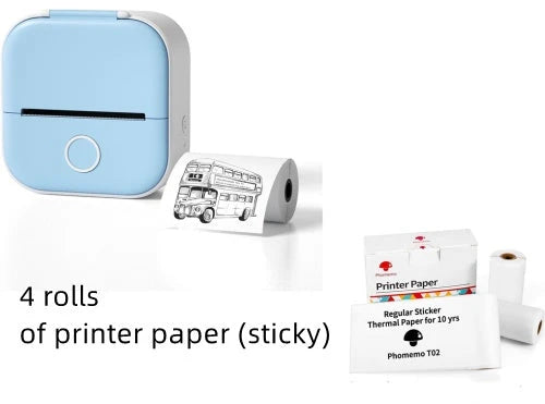 Portable Thermal Label Printer with Bluetooth Connectivity for Home, Office, and Small Business Organization