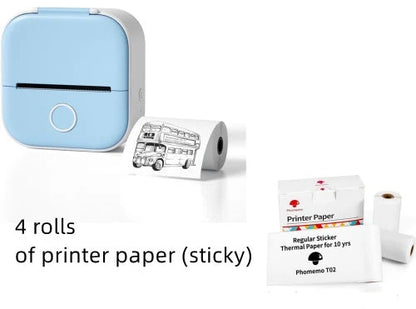 Portable Thermal Label Printer with Bluetooth Connectivity for Home, Office, and Small Business Organization