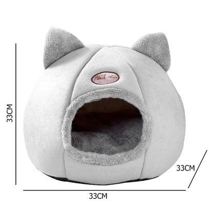 L size 36cm cube fully enclosed cat sofa bed with removable cushion