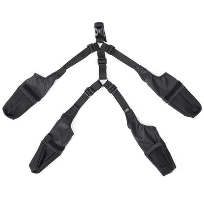 Adjustable waterproof dog boots with non-slip soles for outdoor protection