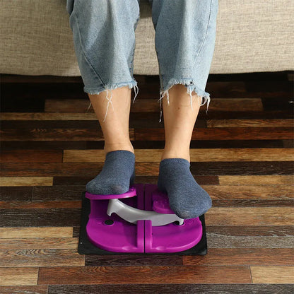 Mini stepper exercise machine with hydraulic resistance, 300kg max load, 22x12.5x6cm, in blue green or pink.