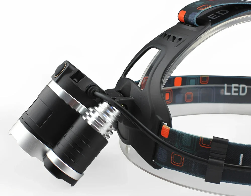 Camping light with 5800mAh battery and 20W LED output for outdoor use