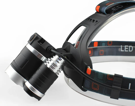 Camping light with 5800mAh battery and 20W LED output for outdoor use