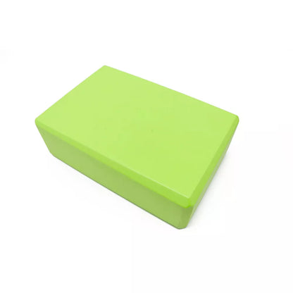 Eco-friendly high-density EVA yoga brick in purple, blue, orange, pink, green colors