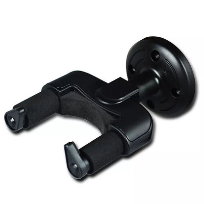 Black slot plate guitar hook with big hand grip capo for secure instrument storage