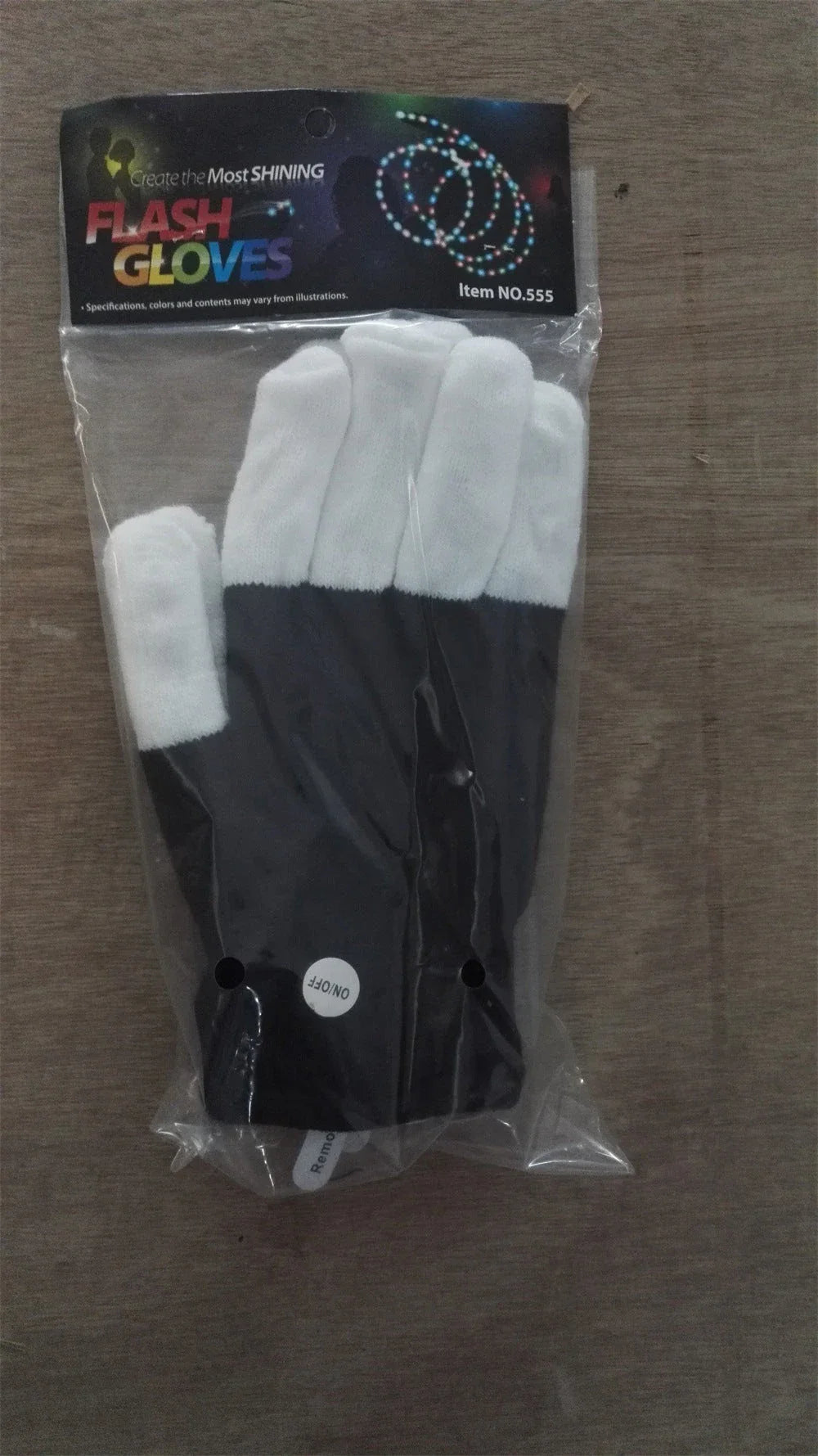 Premium colorful LED glowing gloves with vibrant lighting effects for dance, performance, and nightlife activities