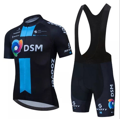 Breathable mesh cycling suit for men and women in various colors and sizes