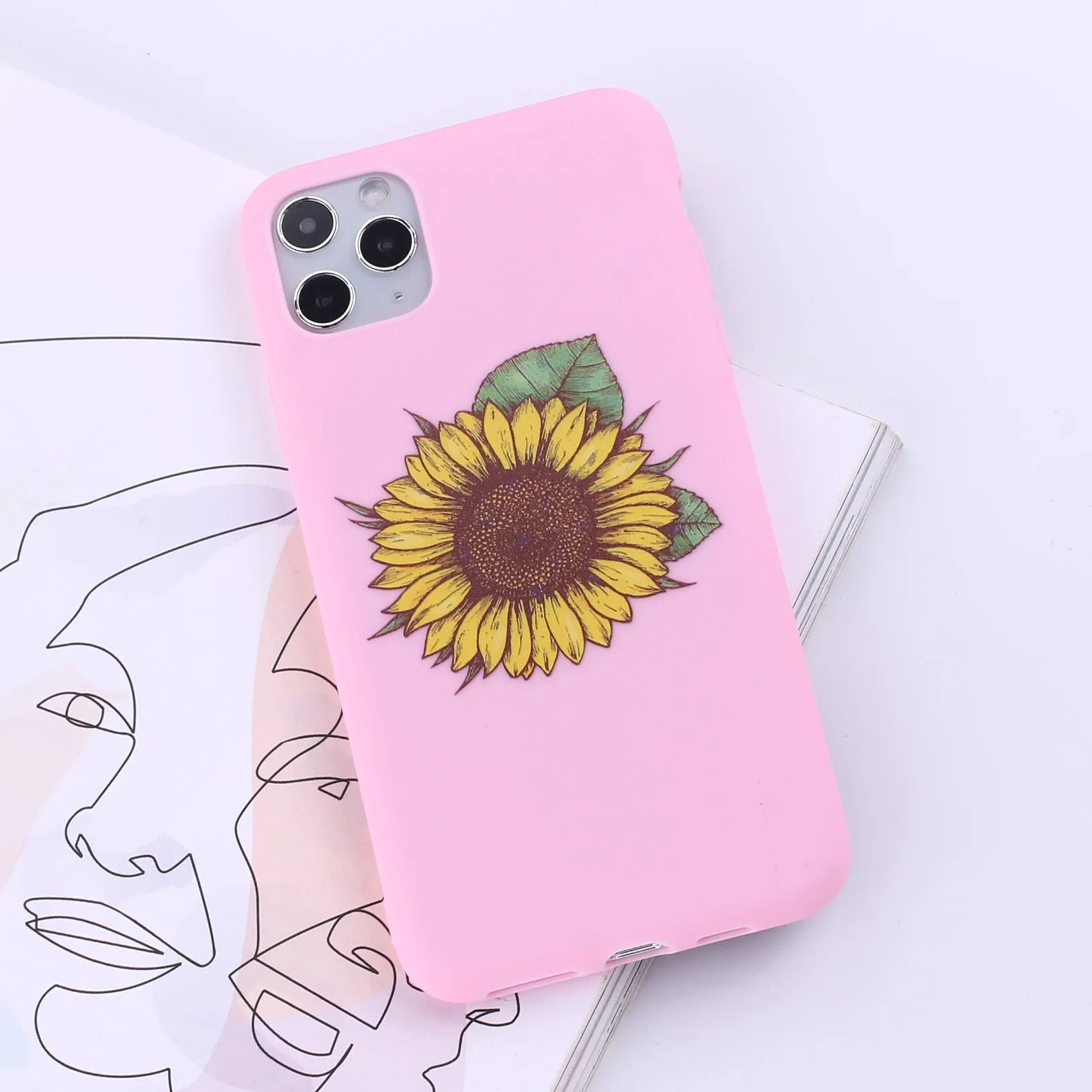 TPU mobile phone case for Apple iPhone in a selection of multi-colour painted back cover designs.