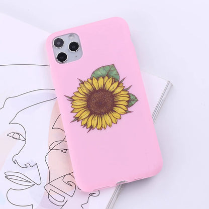 TPU mobile phone case for Apple iPhone in a selection of multi-colour painted back cover designs.
