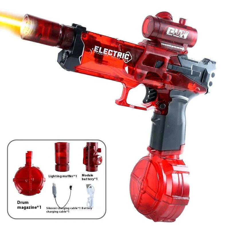 Ice Mouse electric water gun toy with 500ml water tank and high-speed firing system