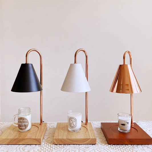 Elegant aromatherapy candle lamp with adjustable lighting, perfect for home decor and relaxation