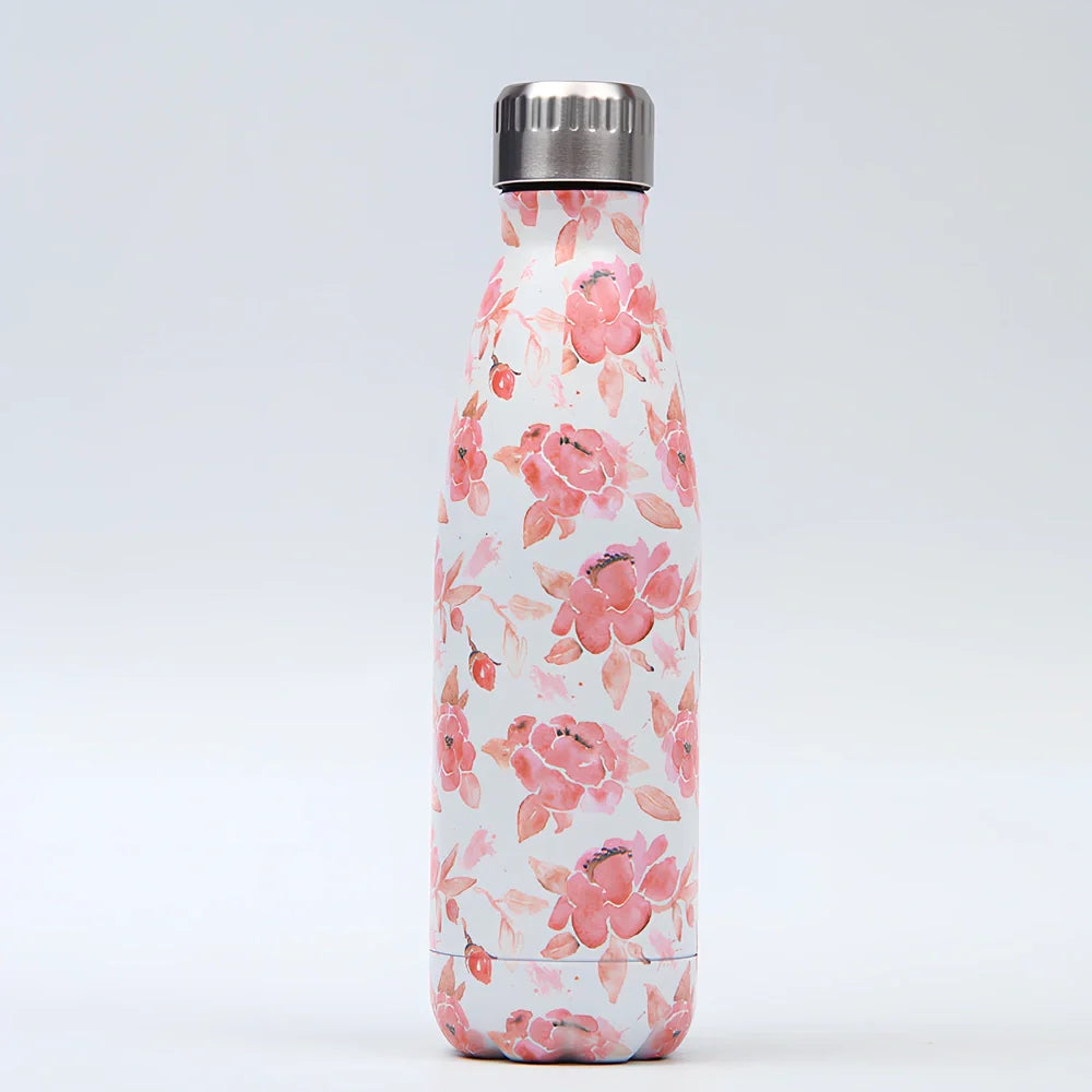 500ml stainless steel sports bottle in various colours with vacuum insulation and secure lid for gym use