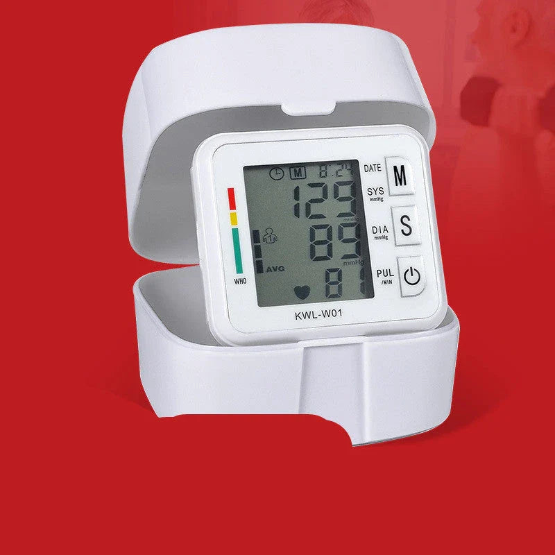 Hhomeenjoy Wrist Blood Pressure Monitor with Automatic Measurement and Voice Playback