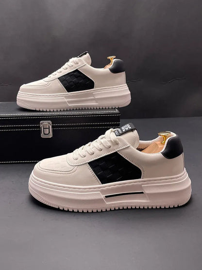 Unisex leisure shoes with cloth upper and rubber foam sole in white-green colour, sizes 38-43