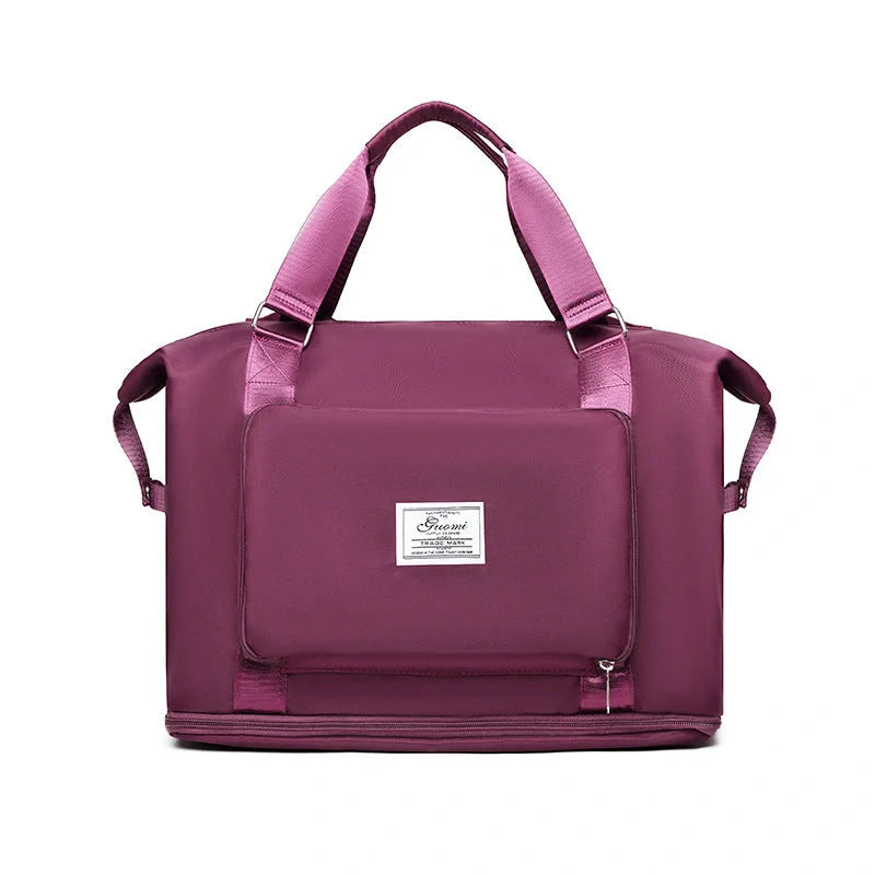 Folding travel bags for women in various colors, lightweight and waterproof