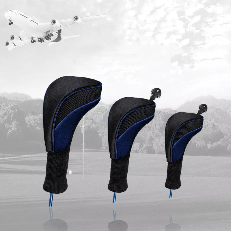 Colorful Golf Hat Cover for protecting golf clubs from dust and scratches