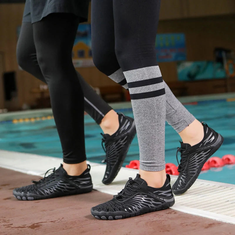 Smmer Water Shoes for men and women with non-slip rubber outsole and mesh upper