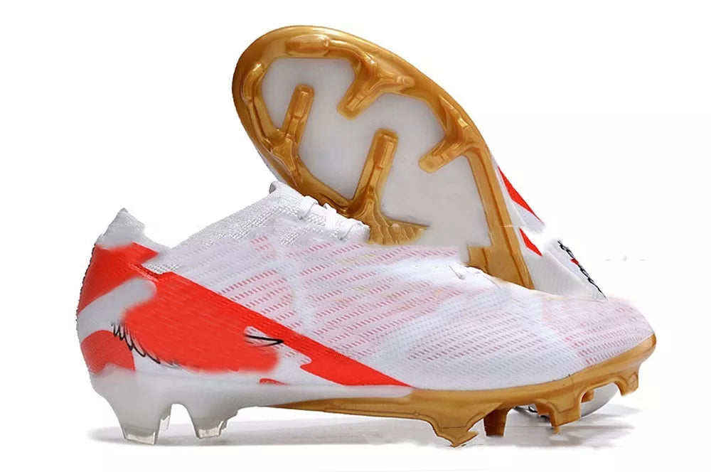 Men's waterproof knitted soccer shoes with full air cushion, sizes 39-55