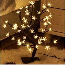 Shimmering Copper Charm - Enchanting LED light with copper wire design for a cozy, ambient glow in your bedroom