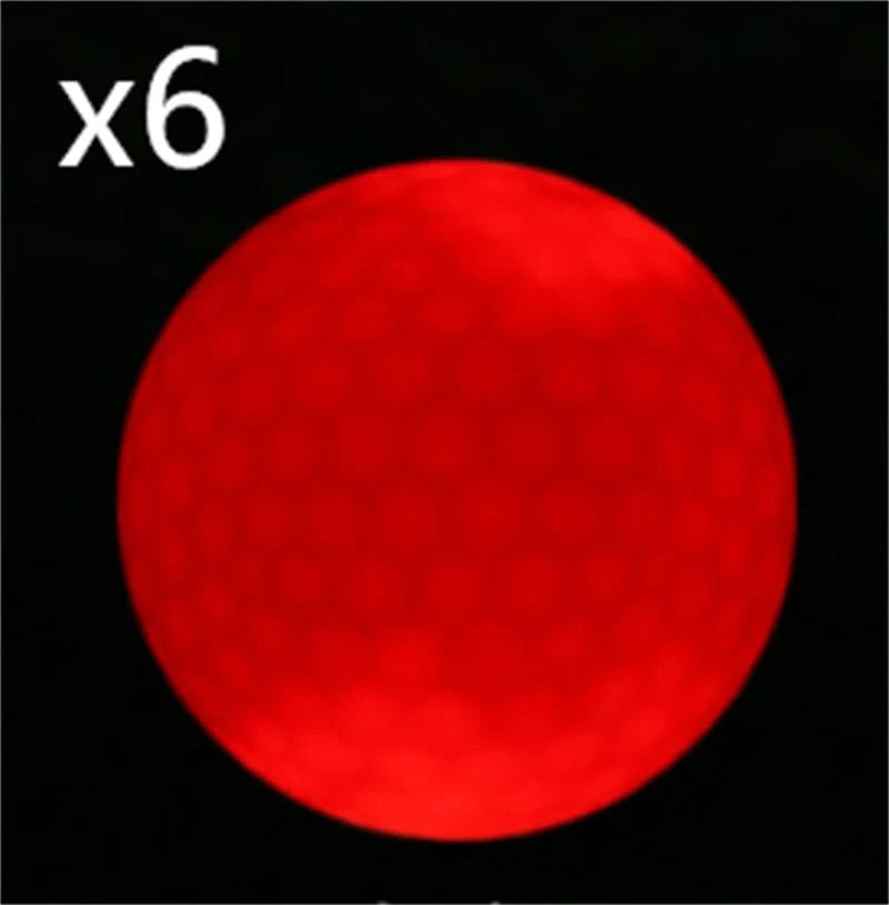 Bright LED Flashing Golf Ball for nighttime play, available in multiple colors.