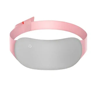 Pink Warm Heart Heating Belt with temperature control buttons and LED indicators on Lycra fabric surface