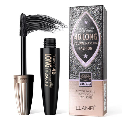 Long 4D Curling Sunflower Mascara in Black for voluminous, lengthened lashes