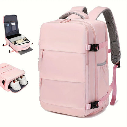 Men's large capacity multifunctional luggage backpack in nylon with 20-35L storage for leisure travel