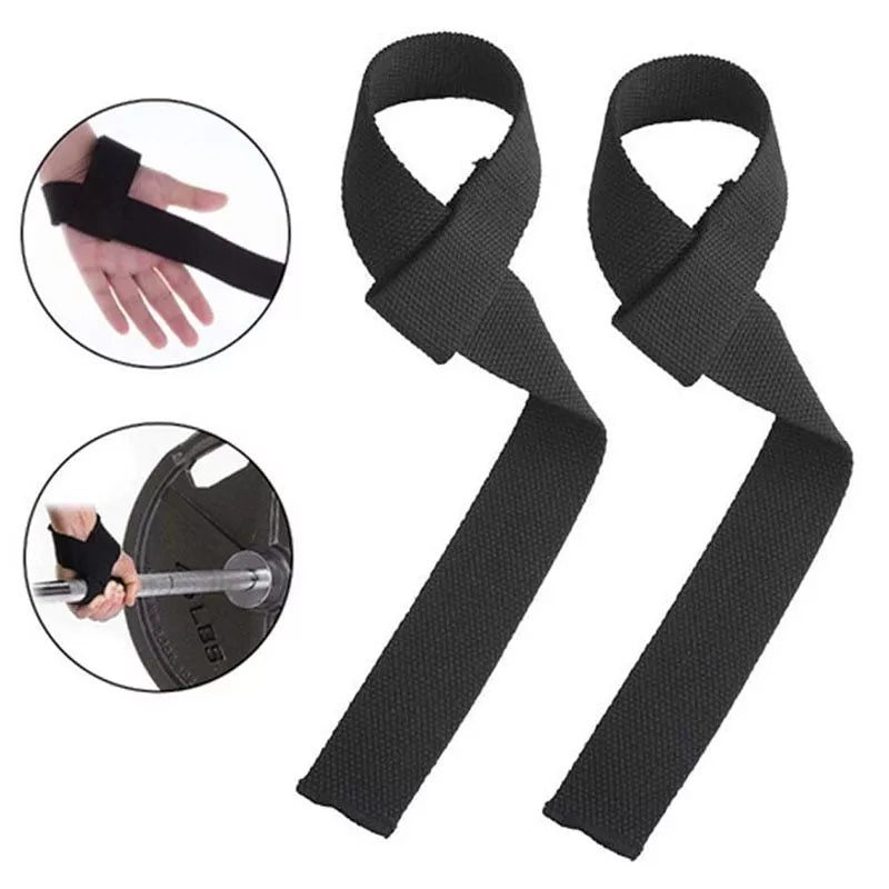 Non-slip booster wrist bandage for weightlifting, durable nylon material, dimensions 55 cm x 4 cm